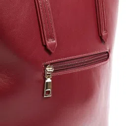 Code by Lifestyle Maroon Quilted Shoulder Bag image 4