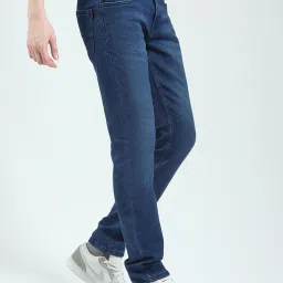 Monte Carlo Navy Blue Regular Fit Jeans image 4