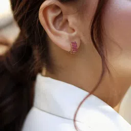 Perfectly Average Pink Studded Huggies for Women & Girls image 4