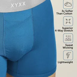 XYXX Wine & Blue Micro Modal Trunks - Pack of 2 image 4