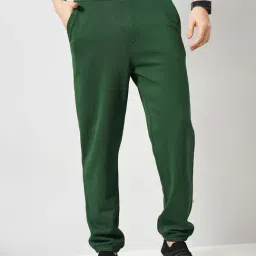 celio* Green Loose Fit Cotton Joggers-image-46
