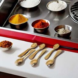 HAZEL Gold Brass Matt Finish Spoons - Set of 6-picture-25