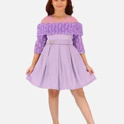 Cutecumber Girls Purple Embellished Party Dresses image 5