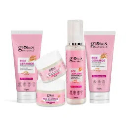 Globus Naturals Rice Ceramide Face Wash, Face Cream, Face Toner, Peel Off-Mask & Face Scrub Combo-picture-20