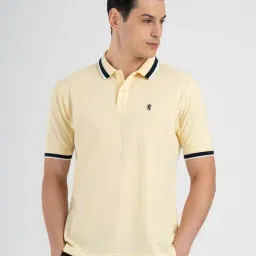 Red Tape Yellow Regular Fit Polo T-Shirt-picture-18