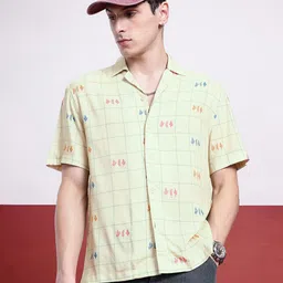 Kook N Keech Boho Bliss Printed & Checked Shirt-image-94