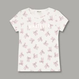 Fame Forever by Lifestyle Girls Multicolored Cotton Printed T-Shirt-picture-41