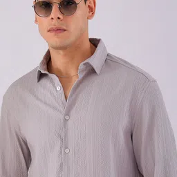 The Indian Garage Co Men Slim Fit Opaque Casual Shirt-picture-17