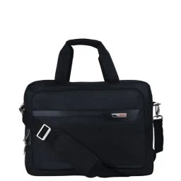 VIP Terminal Black Solid Polyester Laptop Messenger Bag-picture-17