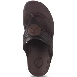 Mochi Dark Brown Thong Sandals image 4