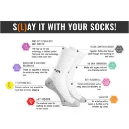 Man Arden Men Pack Of 3 Patterned Calf Length Cotton  Socks image 2