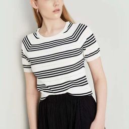 Code by Lifestyle Off-White Striped T-Shirt-picture-23