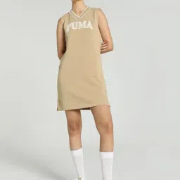 Puma Beige Printed Shift Dress-image-68