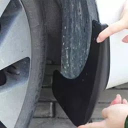 Auto Pearl Mud Flap PVC Black Compatible For Mahindra Verito image 5