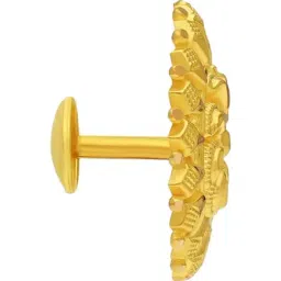 Malabar Gold and Diamonds 22k (916) Yellow Gold Earring for Women image 2