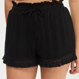 TERRANOVA Women Solid Bohemian Shorts-picture-10