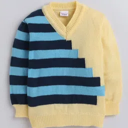 Little Angels Boys Colourblocked Woollen Pullover image 3