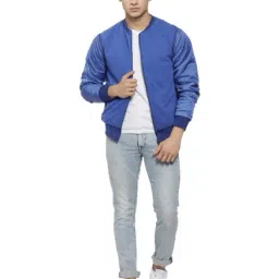 Campus Sutra Royal Blue Full Sleeves Jacket image 4