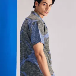 unstd Men Plus Size Printed Pure Cotton Casual Shirt image 5