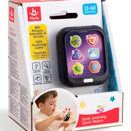 NEGOCIO an Interactive Toy Watch Designed for Kids Aged 3 Yrs+. Features 40+ Phrases, Melodies With Fun Q&a Games to Teach Numbers Music, Encouraging Early Learning - Pack of 1 - Color May Vary-image-36