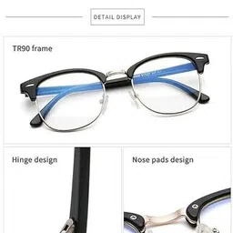 winscot UV Protection, Riding Glasses Clubmaster, Wayfarer Sunglasses (50) image 5