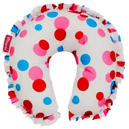 VParents Preemiee Neck Support Soft Pillow for New Born Baby U Shape Pillow - Pink image 3