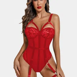 Krelin Women Self Design Shoulder Straps Baby Doll-image-29