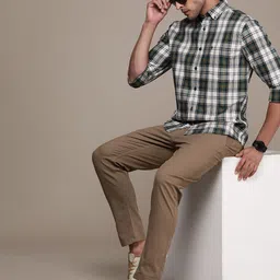 French Connection Slim Fit Button-Down Collar Checked Casual Shirt image 5