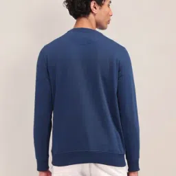 U.S. Polo Assn. Blue Regular Fit Printed Sweatshirt image 2