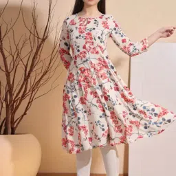 W Beige Regular Fit Printed Kurta-picture-28