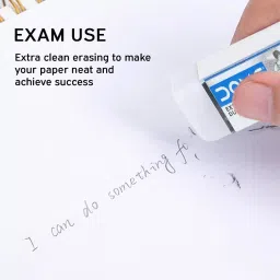 Doms White Rubber Extra Long Dust Free Eraser, 8208 (Pack of 3 Pcs) image 4