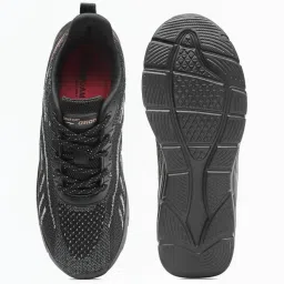 Asian Women's Black Running Shoes image 4