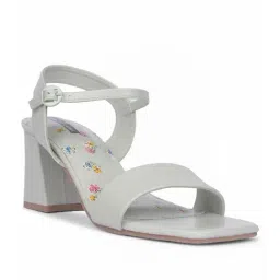 Bata Women's MIAH Grey Ankle Strap Sandals-picture-14