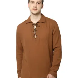 celio celio* Brown Regular Fit Cotton Shirt-picture-12