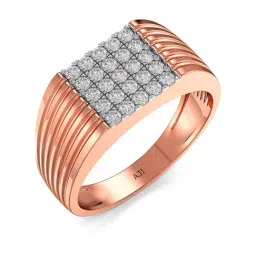 Joyalukkas 18k Rose Gold & Diamond Ring for Men-picture-36