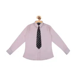 Blue Giraffe Kids Pink Regular Fit Shirt-picture-42