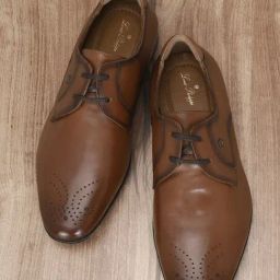 Louis Philippe Men's Brown Derby Shoes-picture-32