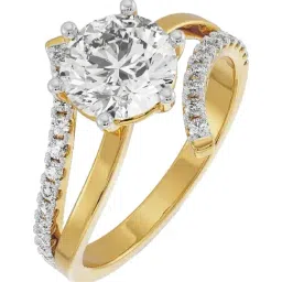 Emori 18k Yellow Gold & Diamond Round Fusion Ring-picture-32