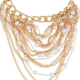 Joker & Witch Naida Pearl Gold Anklet image 4