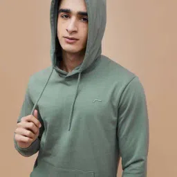 Fame Forever By Lifestyle Sage Cotton Regular Fit Hooded Sweatshirt image 4
