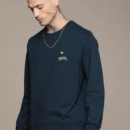 WROGN Minimal Printed Slim Fit Sweatshirt image 4