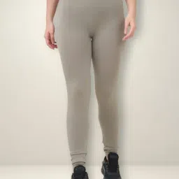 Gracit Beige & Pista Green Solid Tights (Pack of 2) image 3