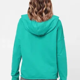 Vero Moda Green Graphic Print Hoodie image 2