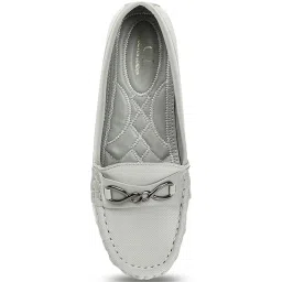 Carlton London Women's Grey Casual Loafers image 4