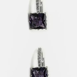 Sohi Purple Stone American Diamond Earrings-picture-15