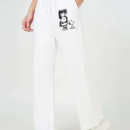 Honey by Pantaloons White Plain Trousers image 3