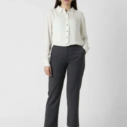 Van Heusen Grey Mid Rise Pants image 4