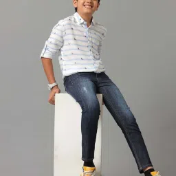Under Fourteen Only Kids Dark Blue Slim Fit Jeans image 4