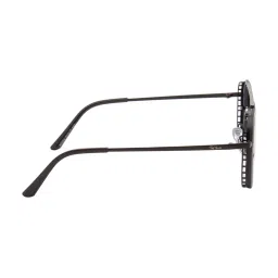 Ted Smith Grey Hexagon UV Protection Unisex Sunglasses image 4