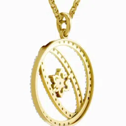 Sparkles 14k (585) Yellow Gold Lab Grown Diamond Pendant image 4